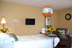 Private Resident Room with Courtyard Access