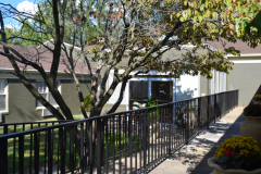 Secure Courtyard Overlook from Resident Rooms